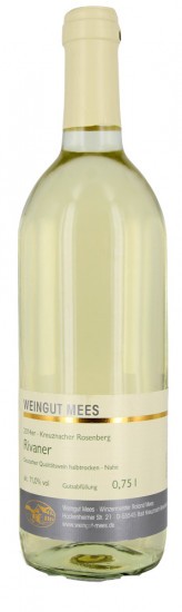 2014 Kreuznacher Rosenberg Rivaner Qualitätswein QbA halbtrocken - Weingut Mees 