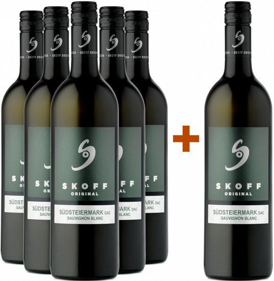 5+1 Paket Sauvignon Blanc Südsteiermark DAC - Weingut Walter Skoff