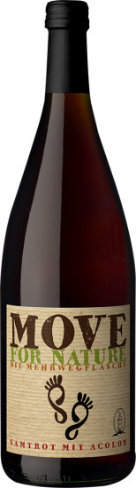 2022 Samtrot mit Acolon - Move for Nature halbtrocken 1,0 L - Heuchelberg Weingärtner