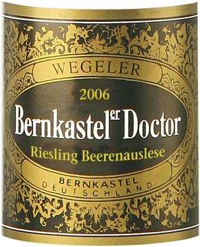 2006 Bernkasteler Doctor Riesling Beerenauslese Edelsüß (375ml) - Weingut Wegeler