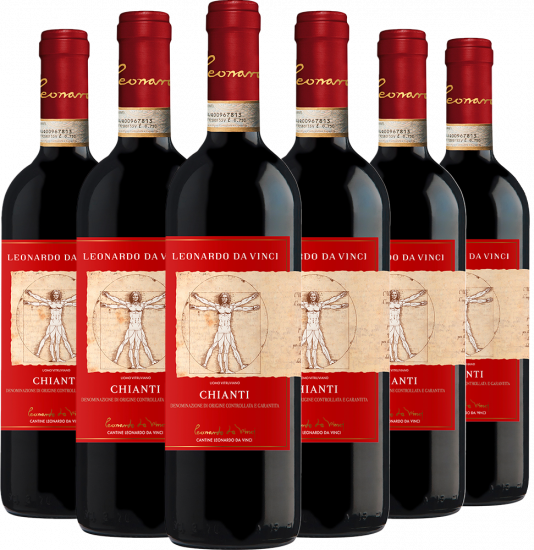 6er Paket Leonardo da Vinci Chianti DOCG - WirWinzer Select Teck