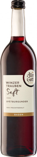 Traubensaft rot vom Spätburgunder 0,7 L - Alde Gott Winzer Schwarzwald