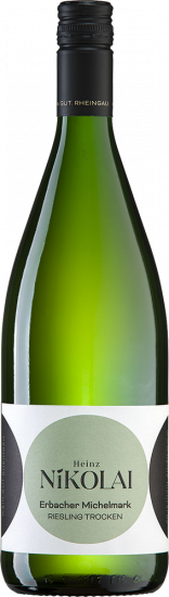 2025 Erbacher Michelmark Riesling 1L ** trocken 1,0 L - Weingut Heinz Nikolai