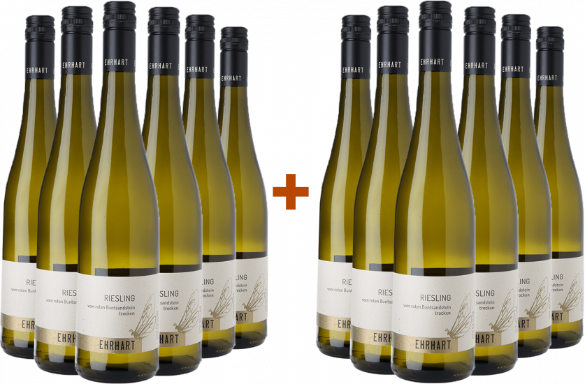 6+6 Riesling vom Buntsandstein-Paket -