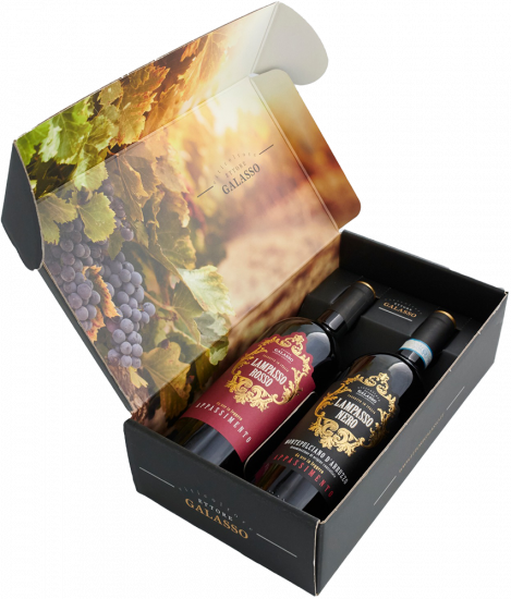 Lampasso Montepulciano DOC Geschenk-Paket - Ettore Galasso