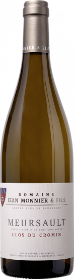 2022 Chardonnay Clos du Cromin Meursault AOP trocken - Domaine Jean Monnier & Fils