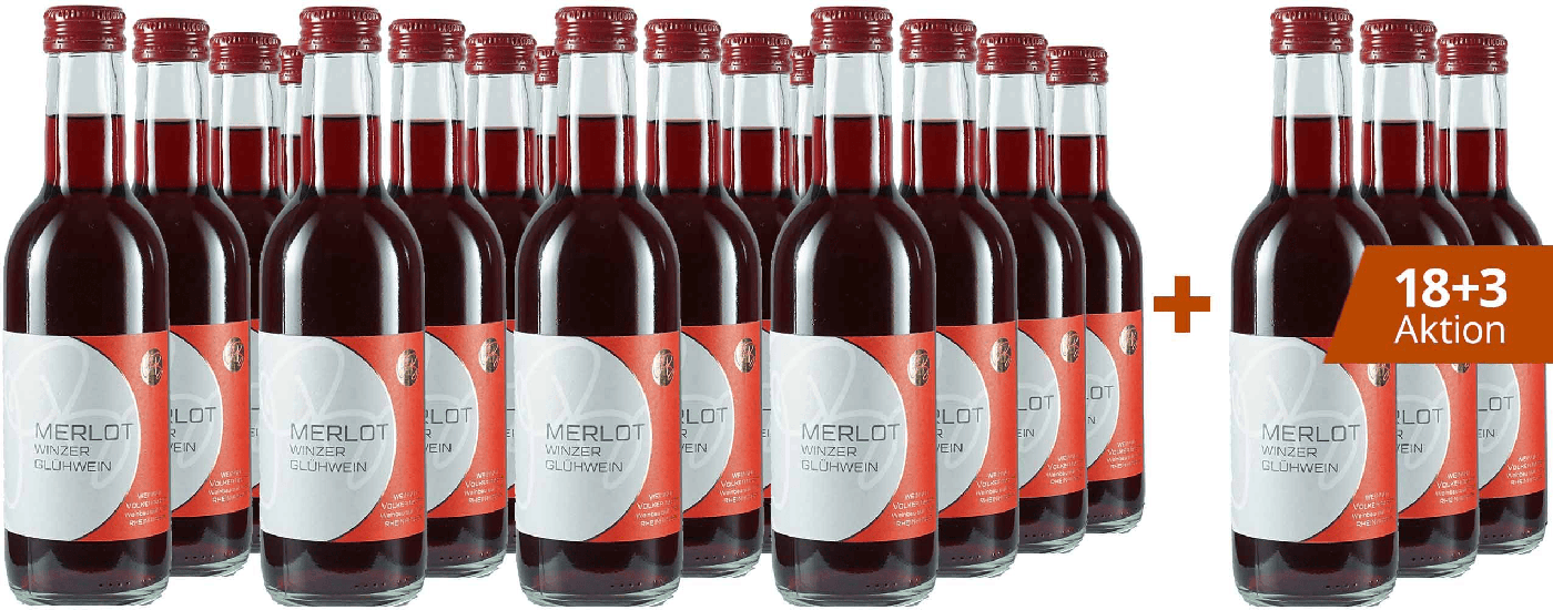 18+3 Merlot Winzerglühwein 0,25L - Weingut Volker Barth