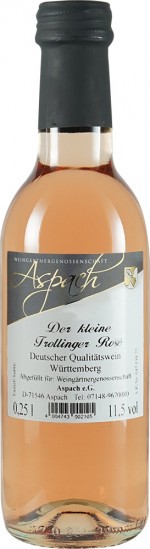 2021 Der kleine Trollinger Rosé 0,25 L - Weingärtnergenossenschaft Aspach