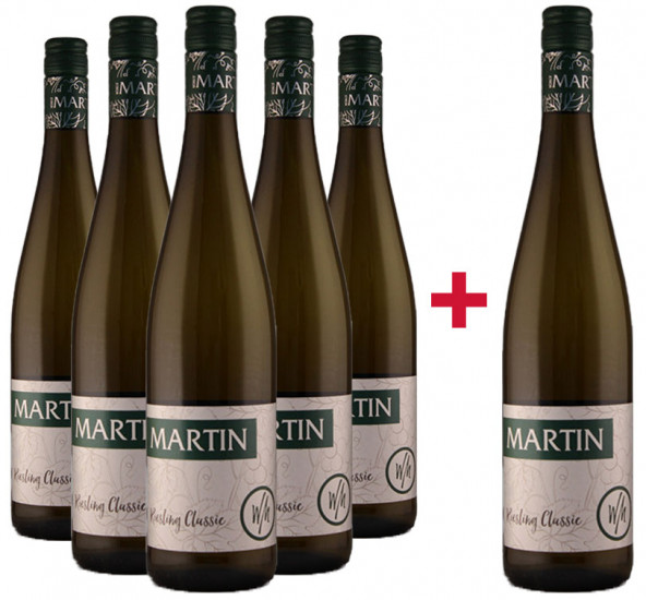 5+1 Rheingau Riesling Classic Paket - Weinhof Martin