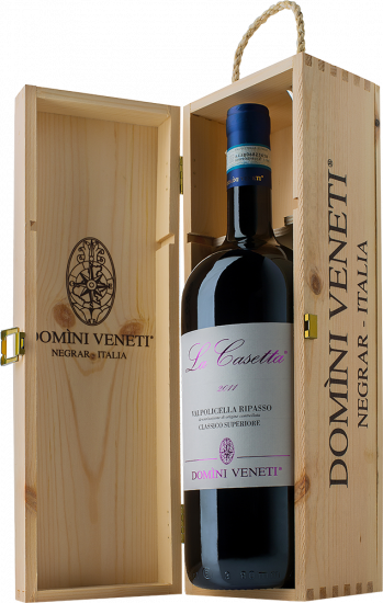 2019 La Casetta Ripasso Valpolicella Classico DOC HOLZKISTE trocken 1,5 L - Domini Veneti