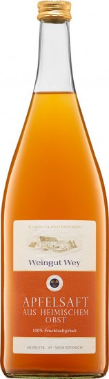 Apfelsaft naturtrüb 1,0 L - Weingut Wey