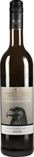 2018 Spätburgunder Rotwein Kabinett halbtrocken - Weinmanufaktur Gengenbach