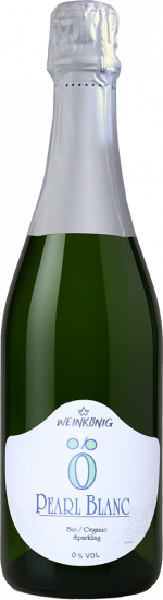 Pearl blanc - Schäumendes Getränk aus entalkoholisiertem Weißwein trocken Bio - Weinkellerei Weinkönig