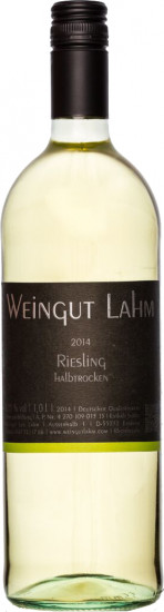 2014 Riesling halbtrocken 1,0 L - Weingut Leo Lahm