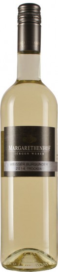 2014 Weißer Burgunder QbA trocken - Weingut Margarethenhof-Jürgen Weber