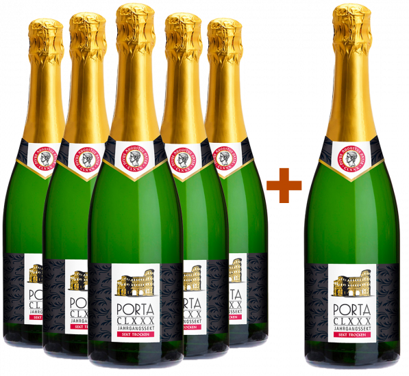 5+1 Porta CLXXX Jahrgangssekt - Porta CLXXX Sekt