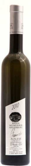 2010 Süßwein Scheurebe Auslese edelsüß 0,5 L - Schloss Neuweier