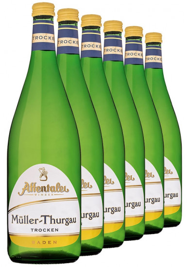 2020 Müller-Thurgau 1L QbA trocken (6 Flaschen) - Affentaler Winzer