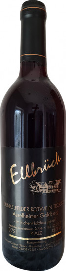 2022 Dunkelfelder Rotwein trocken - Weingut Ellbrück