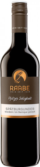 2020 Pfälzer Seligkeit Spätburgunder trocken - Weingut Raabe