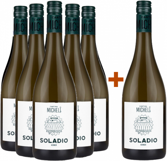 5+1 Paket Soladio Vigneti delle Dolomiti IGP - Cantina Micheli