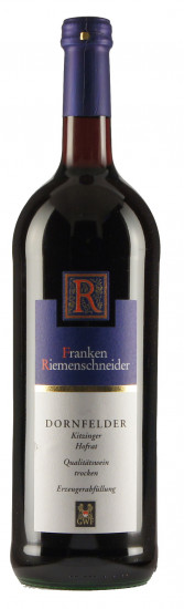 2014 Kitzinger Hofrat Dornfelder QbA trocken 1,0 L - Winzergemeinschaft Franken eG