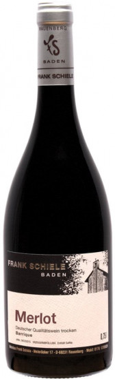 2015 Merlot trocken - Weinbau Frank Schiele