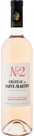 2023 N°2 Rosé Côtes de Provence AOP - Château de Saint-Martin