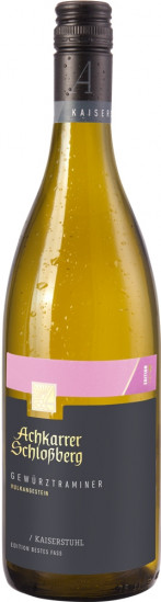 2022 Gewürztraminer Schlossberg Spätlese Edition Bestes Fass lieblich - Achkarrer Winzer am Schlossberg
