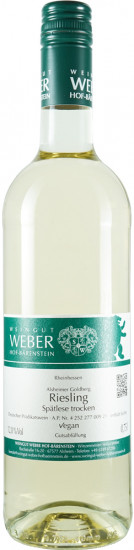 2020 Alsheimer Goldberg Riesling trocken - Weingut Weber Hof-Bärenstein