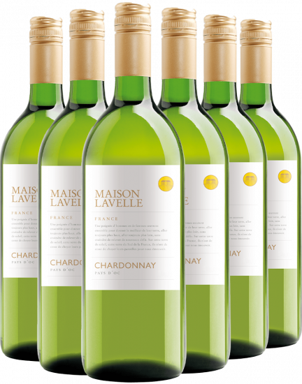 6er Paket Chardonnay Pays d´Oc IGP - WirWinzer Select Teck