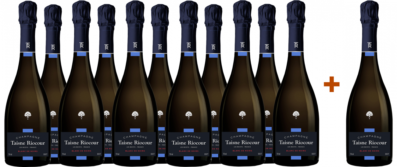 11+1 Paket Blanc de Noirs Champagne AOP - Maison Taisne Riocour
