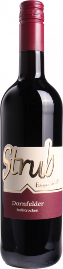 2022 Dornfelder Rotwein halbtrocken - Weingut Walter Strub