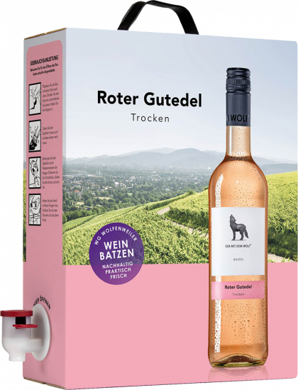 2024 Roter Gutedel 3 Liter BIB trocken 3,0 L - Winzergenossenschaft Wolfenweiler