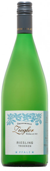 2025 Pfalz Riesling trocken 1,0 L - Weingut Ökonomierat Ziegler