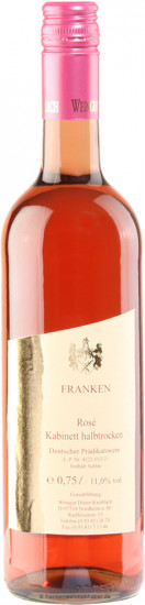 2020 Rosé Kabinett halbtocken halbtrocken - Weingut Knoblach