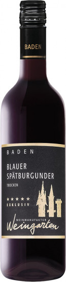 2021 Weinmanufaktur Weingarten Spätburgunder Rotwein Exklusiv trocken - Weinmanufaktur Weingarten