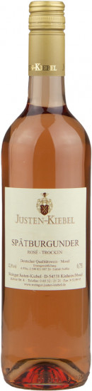 2024 Spätburgunder Rosé trocken - Weingut Justen-Kiebel