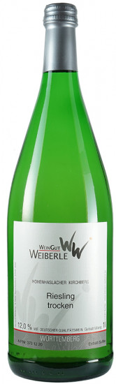 2024 Riesling trocken 1,0 L - WeinGut Weiberle