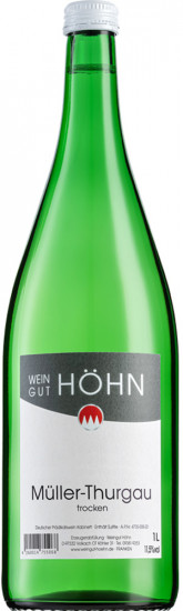 2021 Müller-Thurgau trocken 1,0 L - Weingut Höhn Volkach 