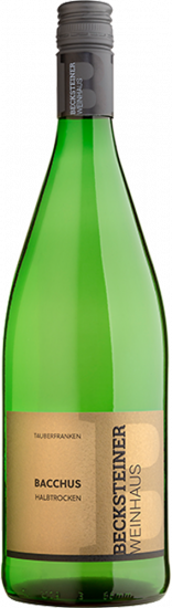 2024 WEINHAUS Bacchus halbtrocken 1,0 L - Becksteiner Winzer eG