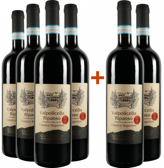 4+2 Paket Valpolicella Ripasso Classico Superiore DOC - Corte Badin