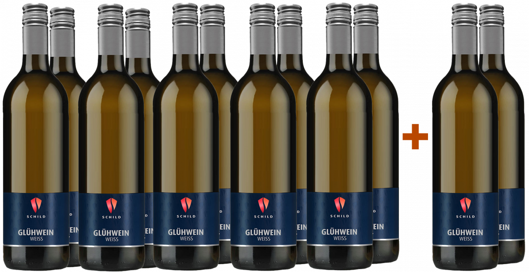 10+2 Paket Glühwein weiß 1,0 L - SCHILD.WEIN