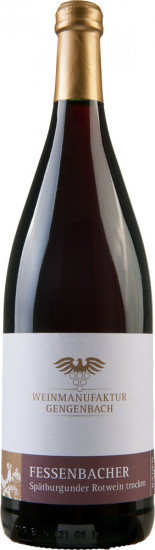 2015 Fessenbacher Spätburgunder Rotwein trocken 1,0 L - Weinmanufaktur Gengenbach