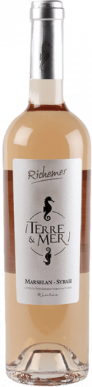 2025 Terre & Mer Rosé Côtes de Thau IGP trocken - Les Caves Henri de Richemer