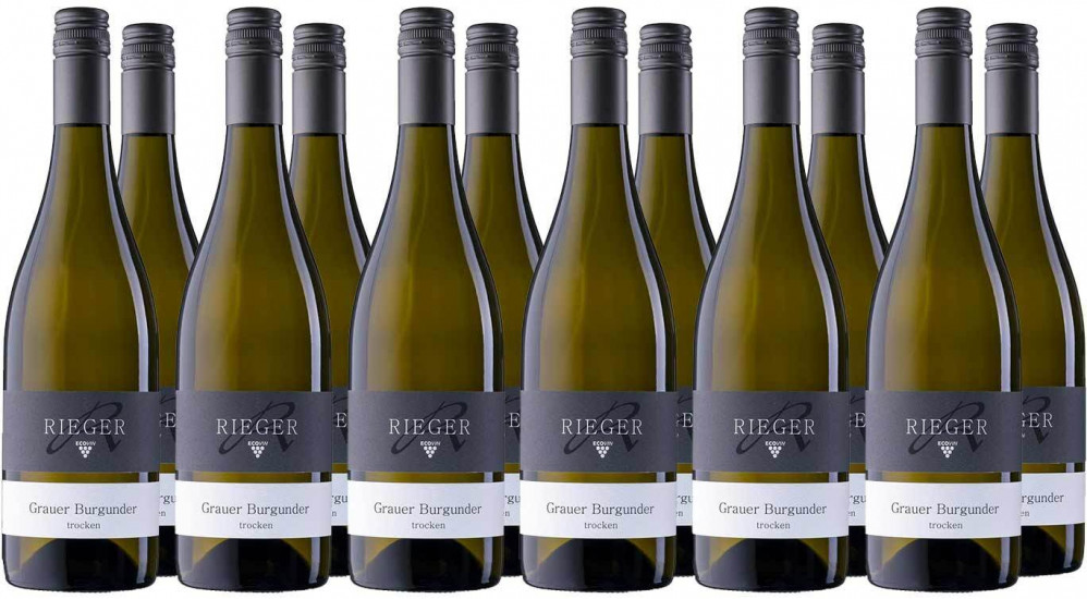 Grauburgunder Bio-Literwein-Paket - Weingut Rieger