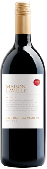 2022 Cabernet Sauvignon Pays d´Oc IGP trocken 1,0 L - Maison Lavelle