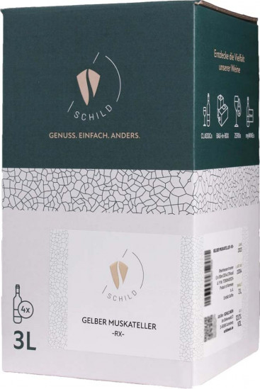 2024 Gelber Muskateller -SX- Bag-in-Box (BiB) trocken 3,0 L - SCHILD.WEIN