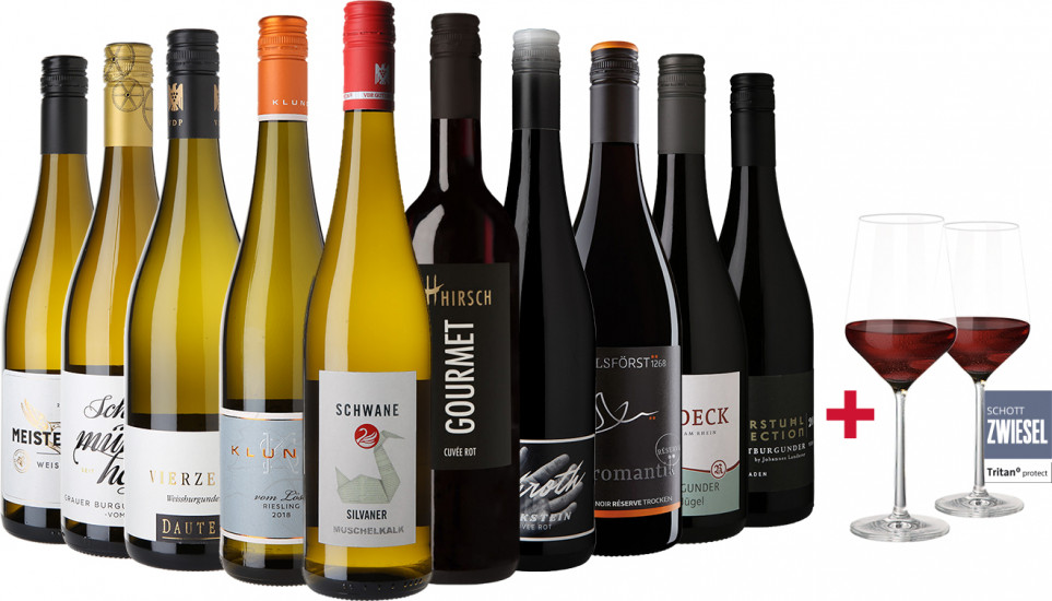 Herbstliches Rotwein & Weißwein Paket