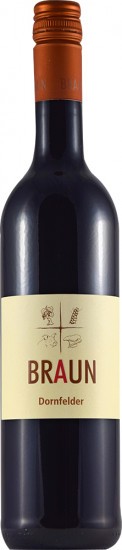 2018 Dornfelder trocken - Weingut Armin Braun